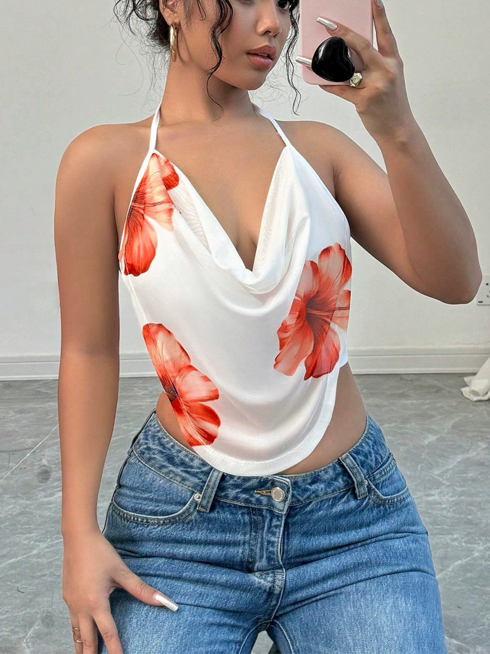 ZARA Ruihou Women Summer Vacation Halter Neck Sexy Camisole